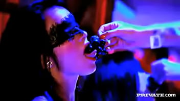 Busty cathy takes on two men who give her a double penetration