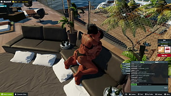 Comendo a amiguinha nova do jogo