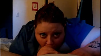 Bubbles going crazy on her hubby's cock