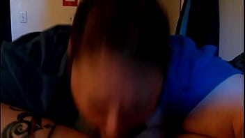 Bubbles going crazy on her hubby's cock