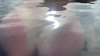 My cum floated into the open ocean