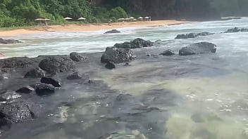 My cum floated into the open ocean