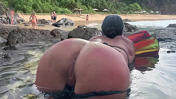 My cum floated into the open ocean