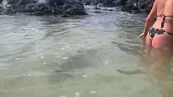 My cum floated into the open ocean