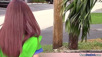 Cookie seller teenie rough fucked