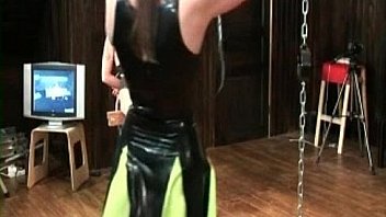 Slutty redhead milf is sex slave