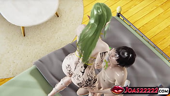 Diana The Sexy Elf – 3d Hentai Animation Of Big Tits Fingering Wet Pussy On Bed And Intense Double Vibrator Fuck In Honey Select 2 thumbnail