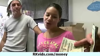 Desperate teen naked in public and fucks to pay rent 11