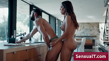 Watch This Naughty Busty Tranny Whore Fucking Anally Her Friend And Make Him Cum Fast thumbnail