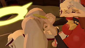 Jam pleasures jack o' in a lesbian scene animation