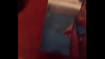 Tribute on brunette slut in swimsuit