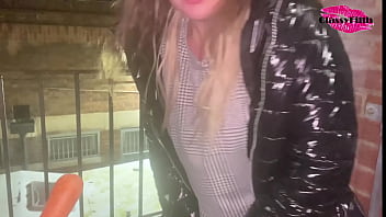 Woman inseminates carros inside herself