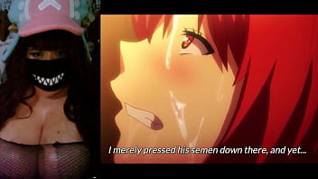 Redhead girl with big tits fucking in the school hentai tsundero series ep1