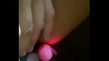 Puta de corno com vibrador no pedagi