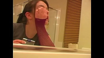 A chubby cute girl spends the day at her daddy's house