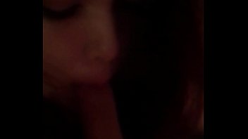 Latina slut sucks till i cum in her mouth