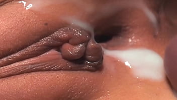 I cum inside and you watch it flow out