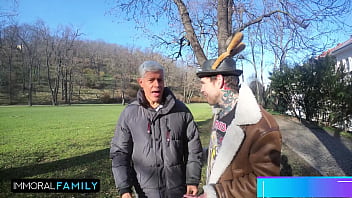 Porno dan and stepson matt double stuff mia trejsi’s soaked cunt