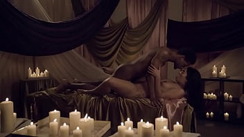 Enter the "temple of pleasure " she is the altar he is the words—just touch oil and deep reverent