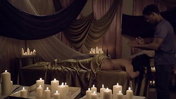 Enter the "temple of pleasure " she is the altar he is the words—just touch oil and deep reverent