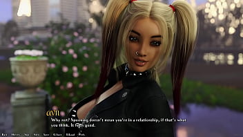 Being a dik #135 getting spanked by freaky small tits brunette