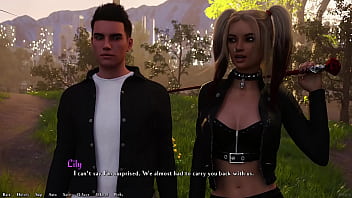 Being a dik #135 getting spanked by freaky small tits brunette