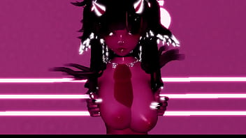 Vrchat slut plays with herself