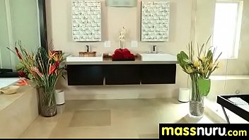 Sweetie gives a hot slippery nuru massage 23