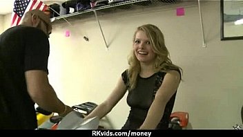 Sexy teen nails her butt on hard dick for cash 14