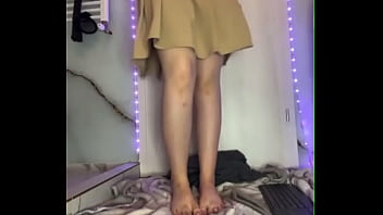 Masturbating with big dick in the bathroom