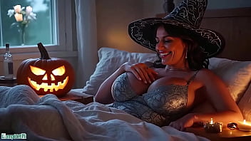 Halloween is today so stepmom has organized everything so let's get started lamp689ai ai generated