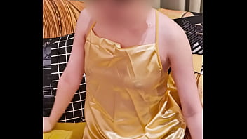 Gold camisole one piece