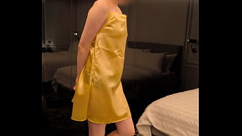 Gold camisole one piece