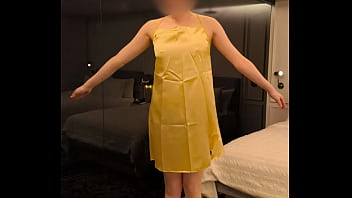 Gold camisole one piece