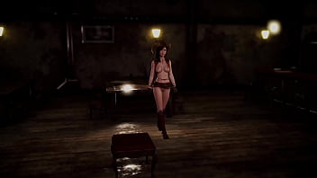 Randy skinny tifa lockhart poses half naked at a local nightclub for cash