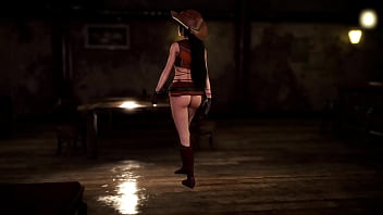 Randy skinny tifa lockhart poses half naked at a local nightclub for cash