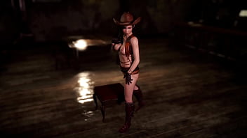 Randy skinny tifa lockhart poses half naked at a local nightclub for cash