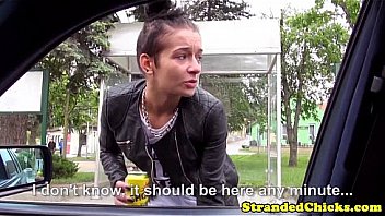 Stranded czech amateur with pierced pussy gets slammed