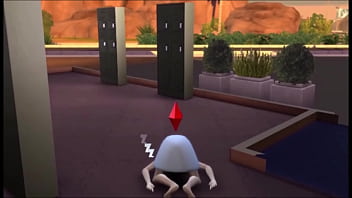 Busty nerdy asain female gets aroused while exercising at local gym