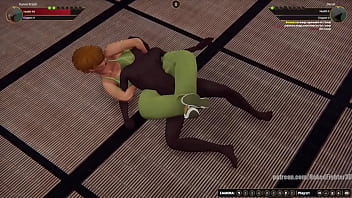 Karen vs derek nf3d mixed kinky combat femdom