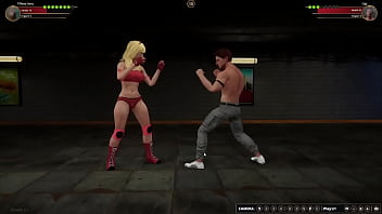 Tiffany vs gigi nf3d mma mixed fight combat blowjob battle