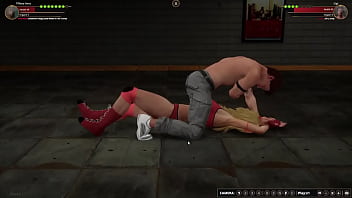 Tiffany vs gigi nf3d mma mixed fight combat blowjob battle