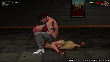 Tiffany vs gigi nf3d mma mixed fight combat blowjob battle