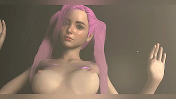 Garota gostosa dança sexy no polle