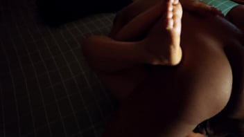 Beautiful babe with perfect body fuck after shower