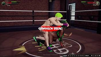 Luchabelle vs joe nf3d mixed combat no rules battle