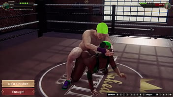 Luchabelle vs joe nf3d mixed combat no rules battle