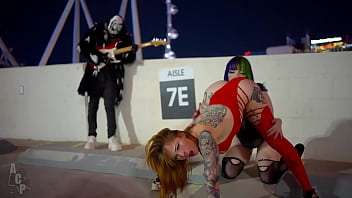 The goth pawgs devour bbc in public 3sum pt 2