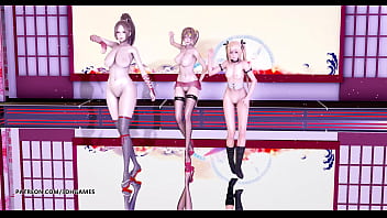 Mmd waiting for a chance to pounce