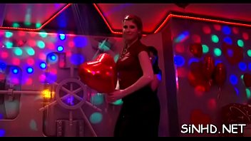 Wet group weenie sucking